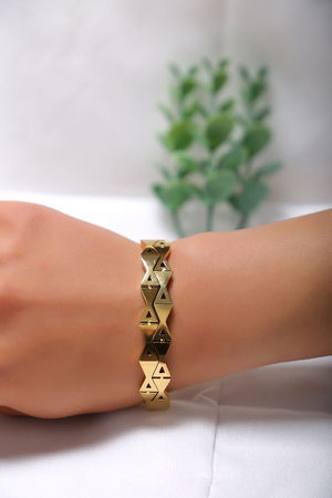 Steel Bracelet Gold10