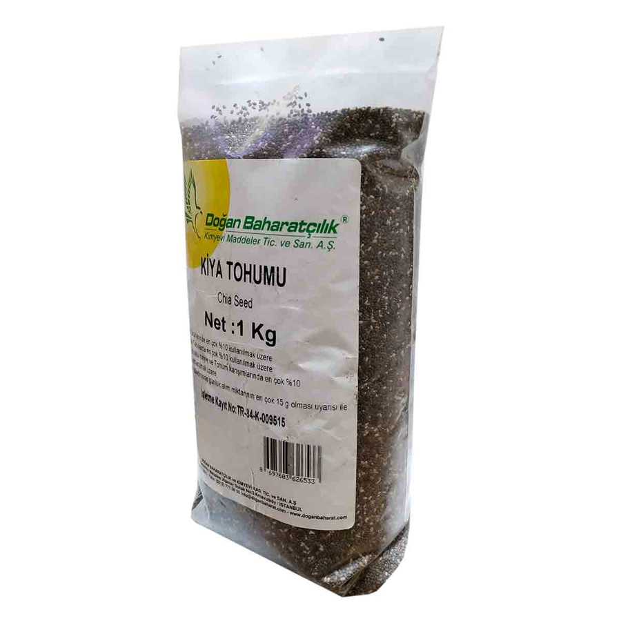 Natural Chia Seeds 1000 Gr Package