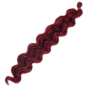 Water Wavy Look Hair / Red