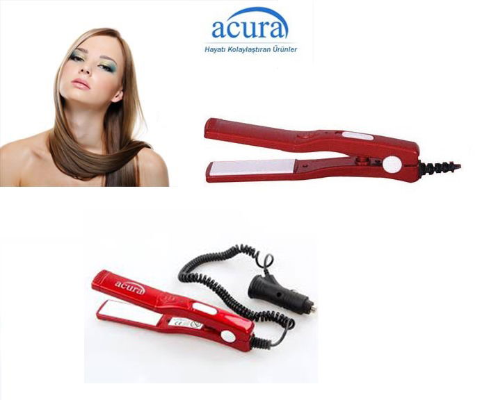 Acura AC 75 Carin Car Hair Straightener Curling Iron