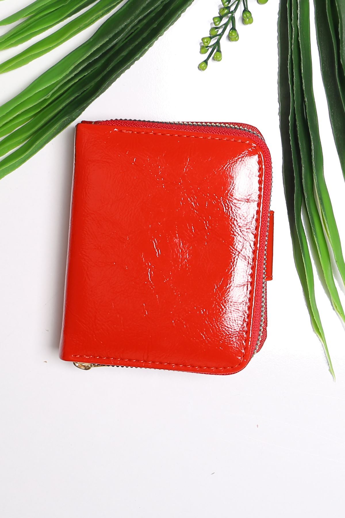 Zipper Wallet Red