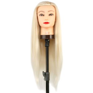 Custom Hairdresser Training Manikin / Yaki + Table Apparatus / Platinum