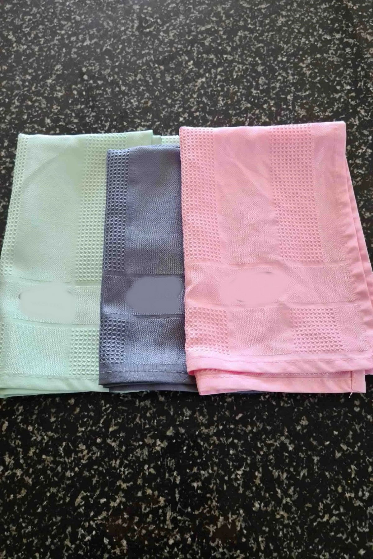 3Pcs Real Microfiber Cleaning Cloth (40x60 cm) - Non-Marking Glass Household Car Cleaning Cloth