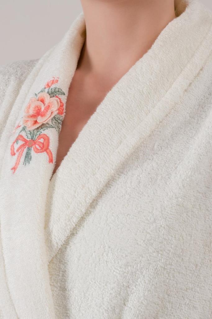 Bamboo Single Bathrobe White