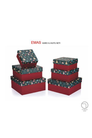 Gıpta Emas Square 6 Gift Box Set 4-Bx96740-2161