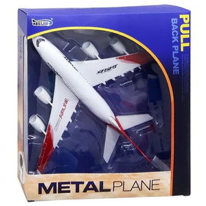 - PULL OUT PASSENGER AIRPLANE WITH METAL BOX