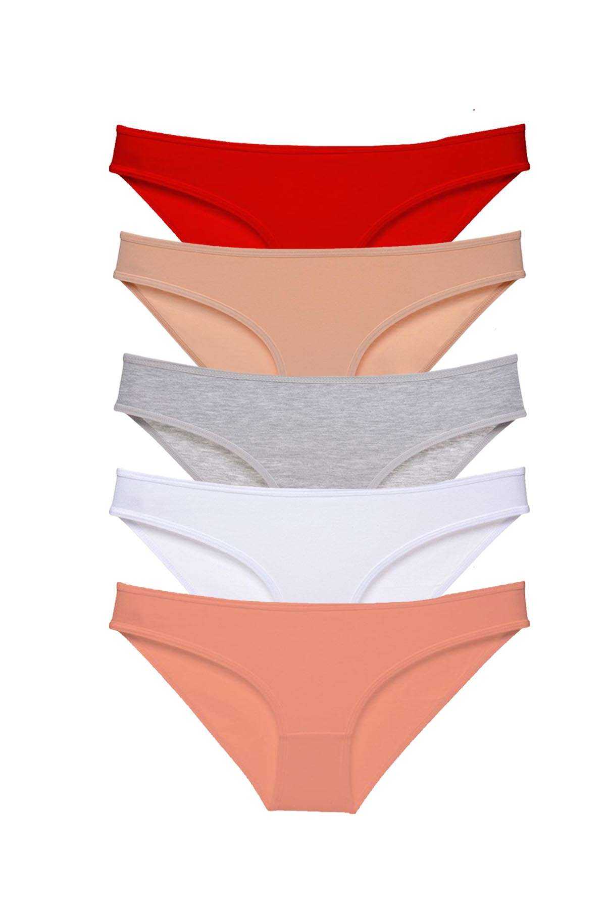 5pcs Super Eco Set Lycra Women Slip Panties 523