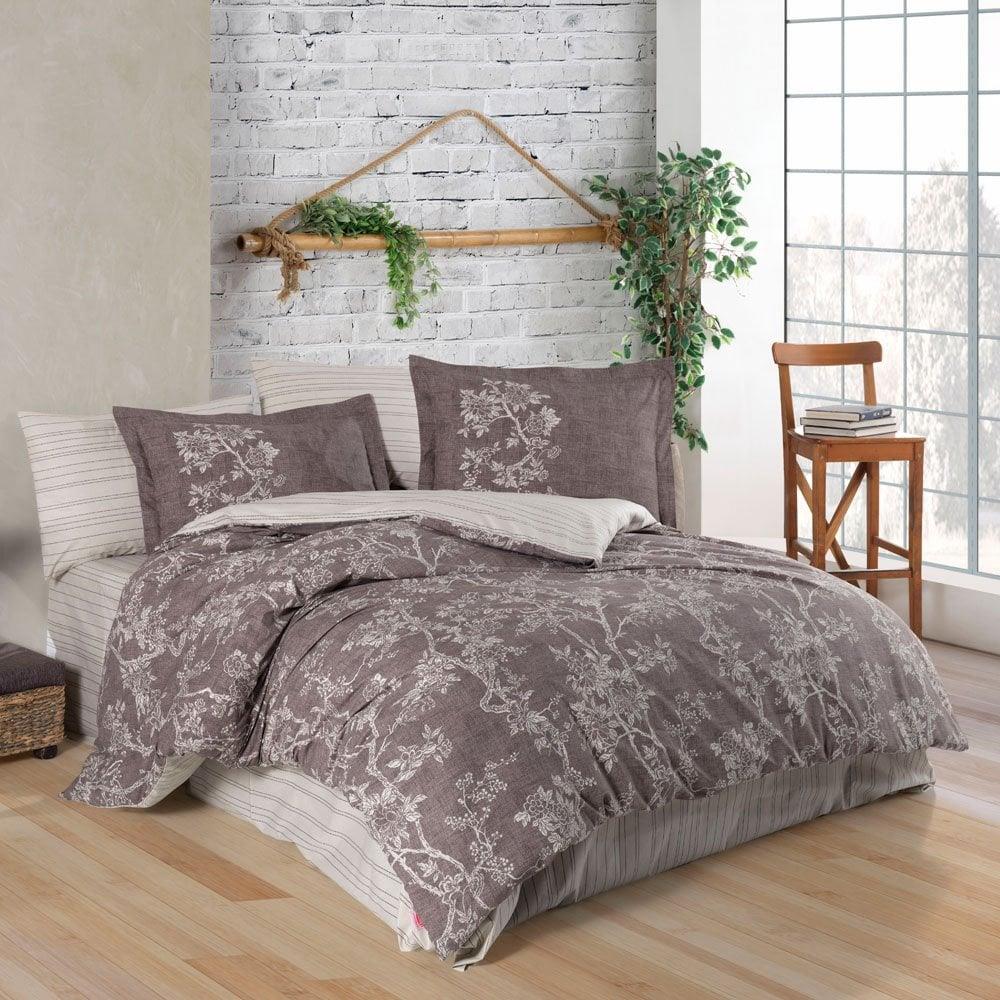 Double Poplin Duvet Cover Dream Coffee