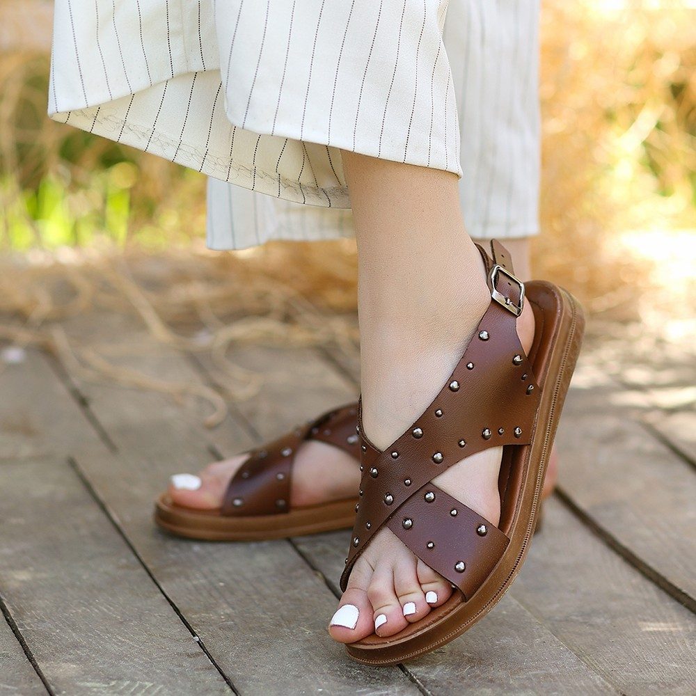 Tan Leather Sandals