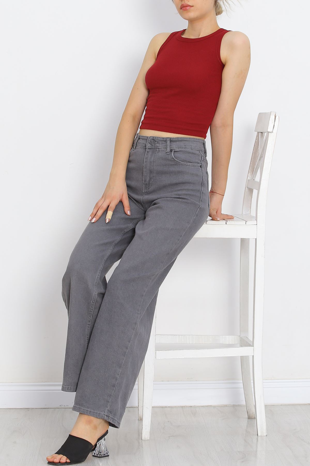 Palazzo Jeans Pants Lightfume2