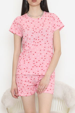 Pajama Set with Shorts Pink