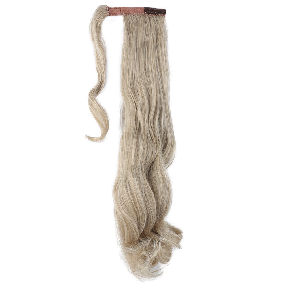 Tie Up Wavy Ponytail / Balkanized Platinum Highlights