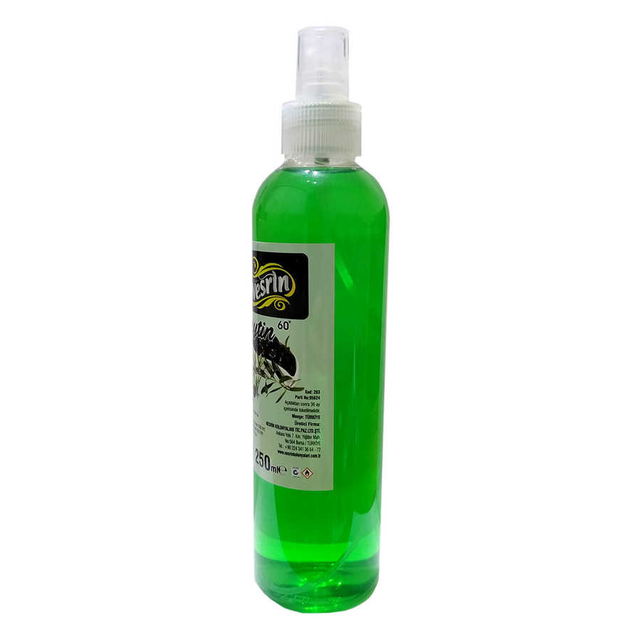 Olive Cologne 60 Degrees Pet Bottle Spray 250 ML