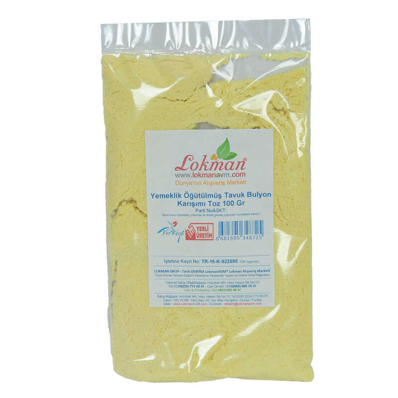 Chicken Bouillon Powder Edible Ground Mix 100 Gr Package