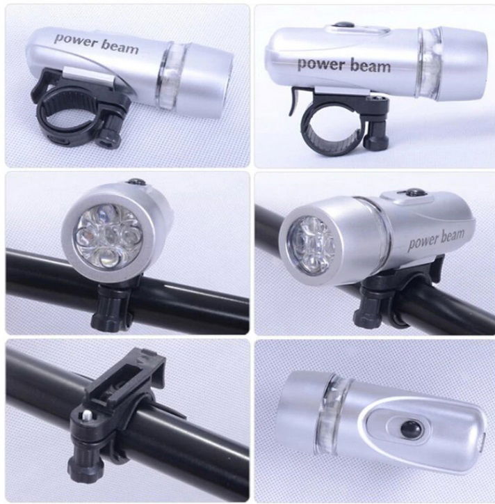 Bicycle Front and Rear Light Set Multifunctional - Gray