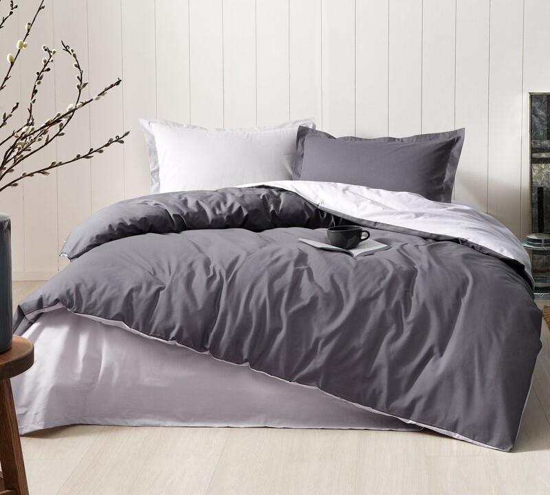 Özdilek Double Ranforce Duvet Cover Colormix Anthracite Gray