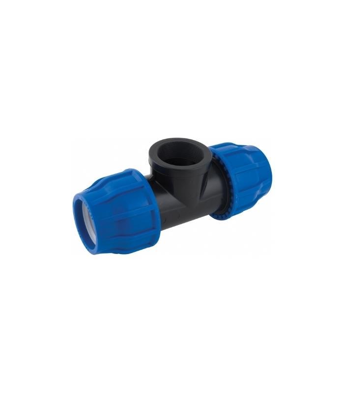 Poelsan Blue 32X3/4X32 Coupling Female Tee