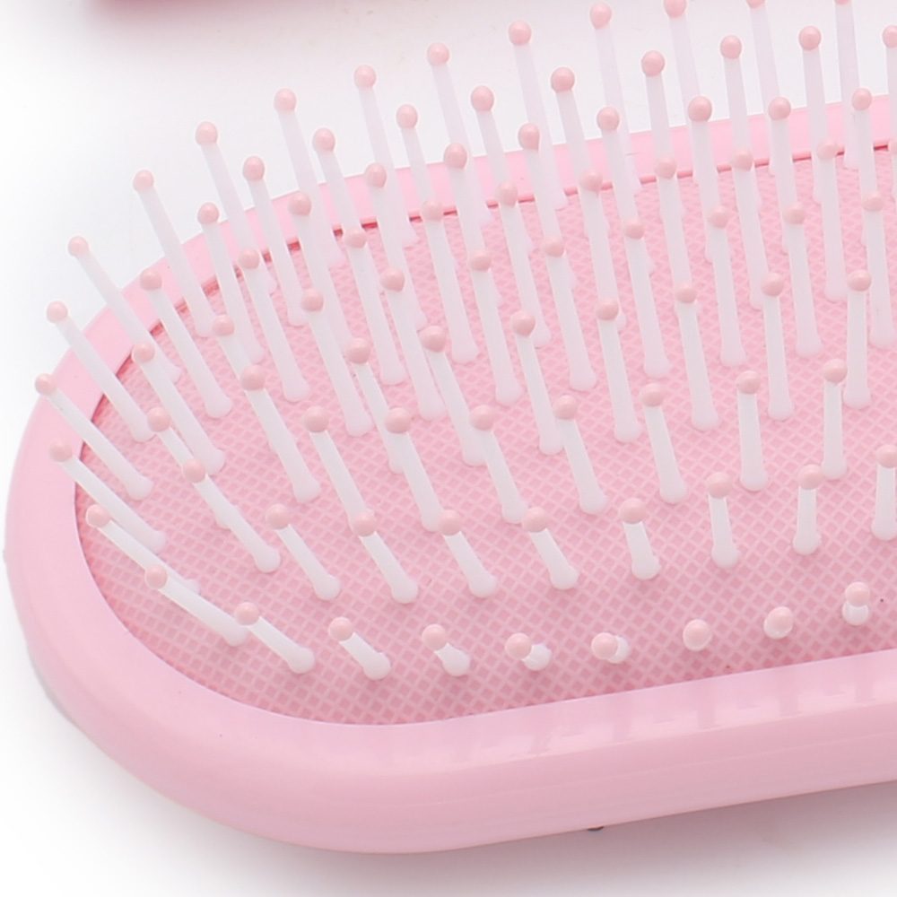 Special Hair Detangling Brush with Bun / Candy Pink / JT8590