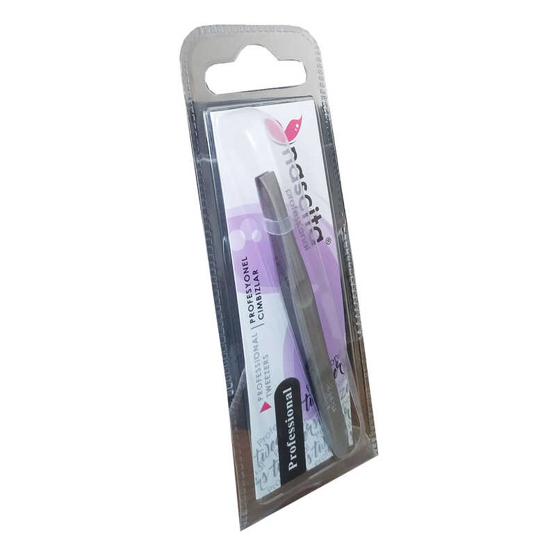 Straight Mouth Steel Tweezers 1 Piece