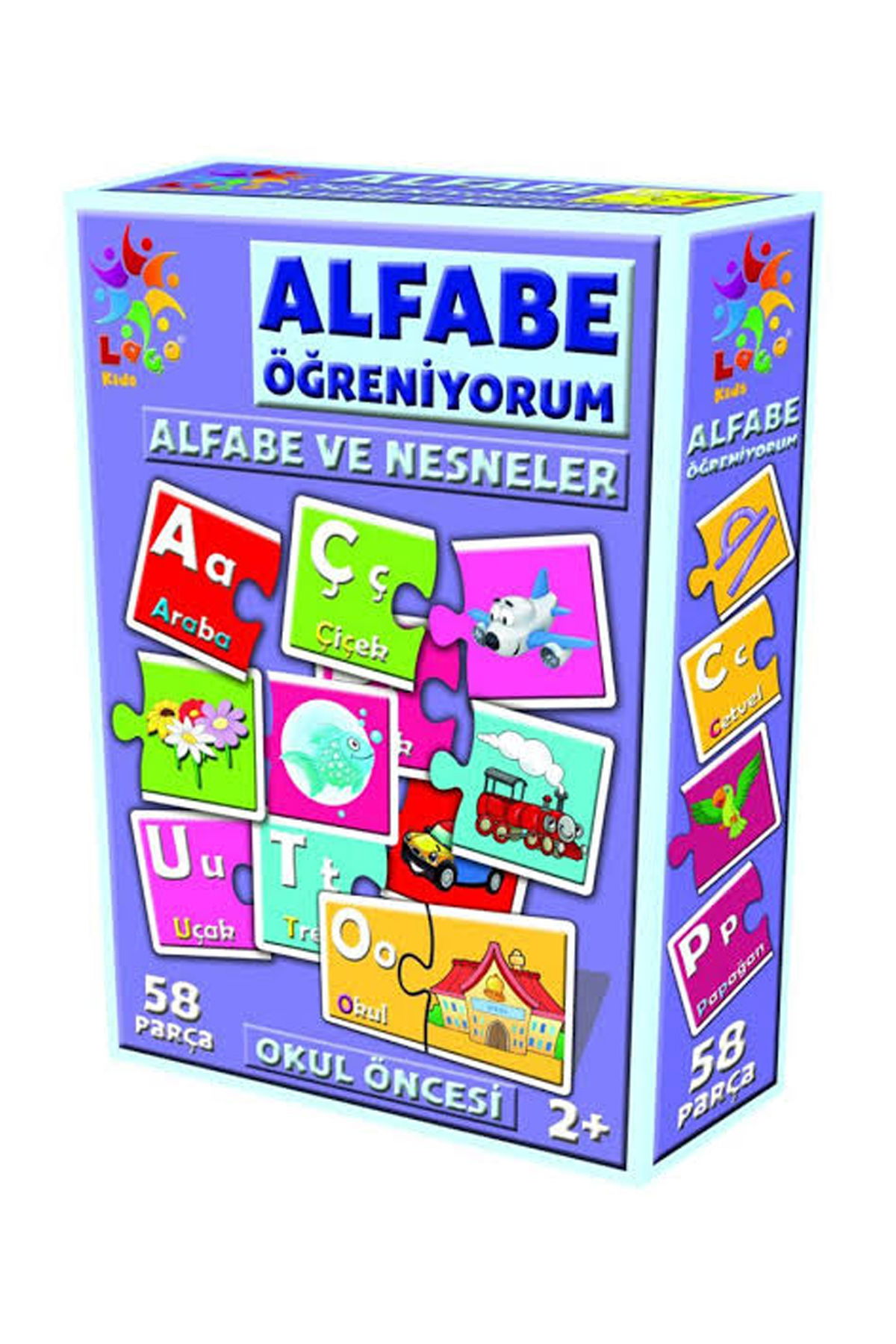 Laço Alphabet Learning Word Matching Educational Board Game