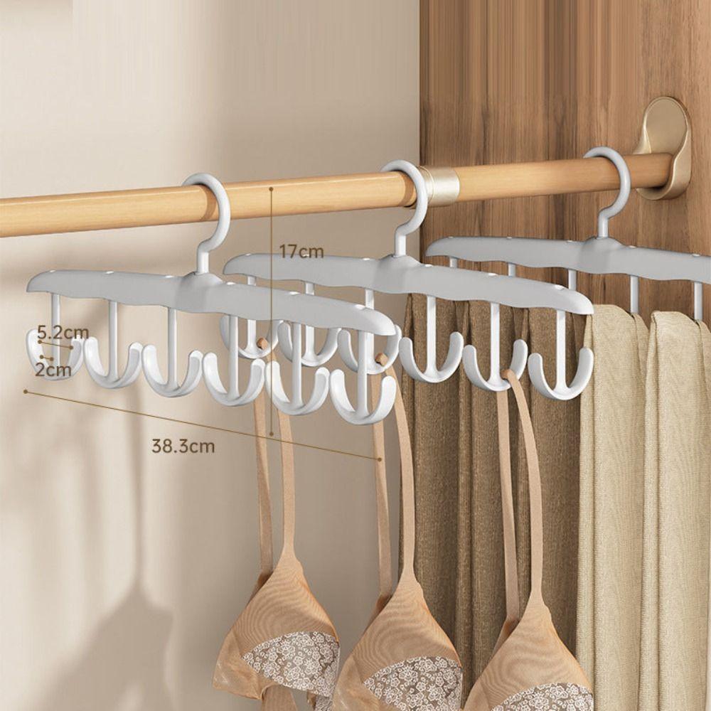 12 Hooks Rotating Closet Clothes Clothes Bag Underwear Hanger - Hanger Multiplexer