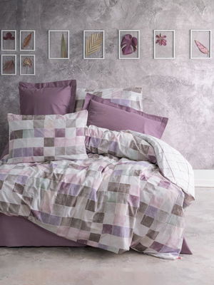 Minimal Double Duvet Cover Set Maro Rose Dry