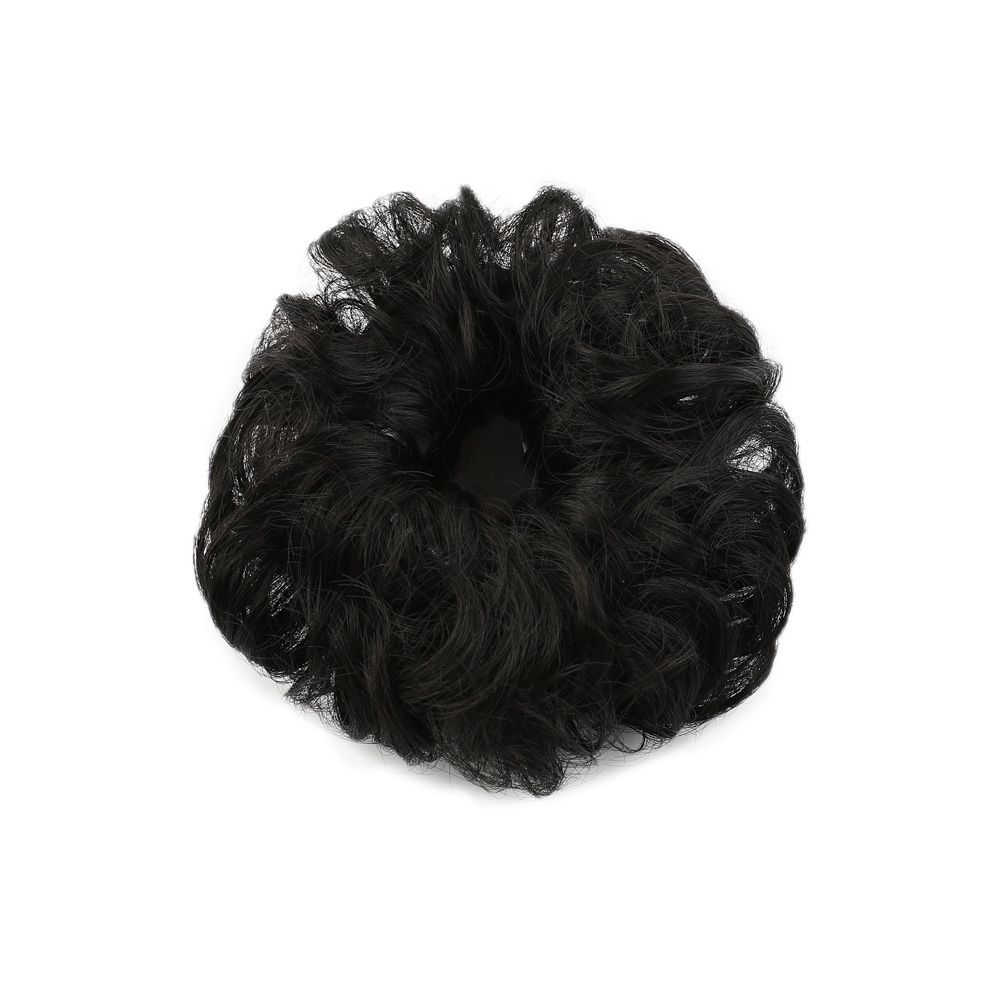 Fiber Synthetic Rubberized Bun Buckle / Black