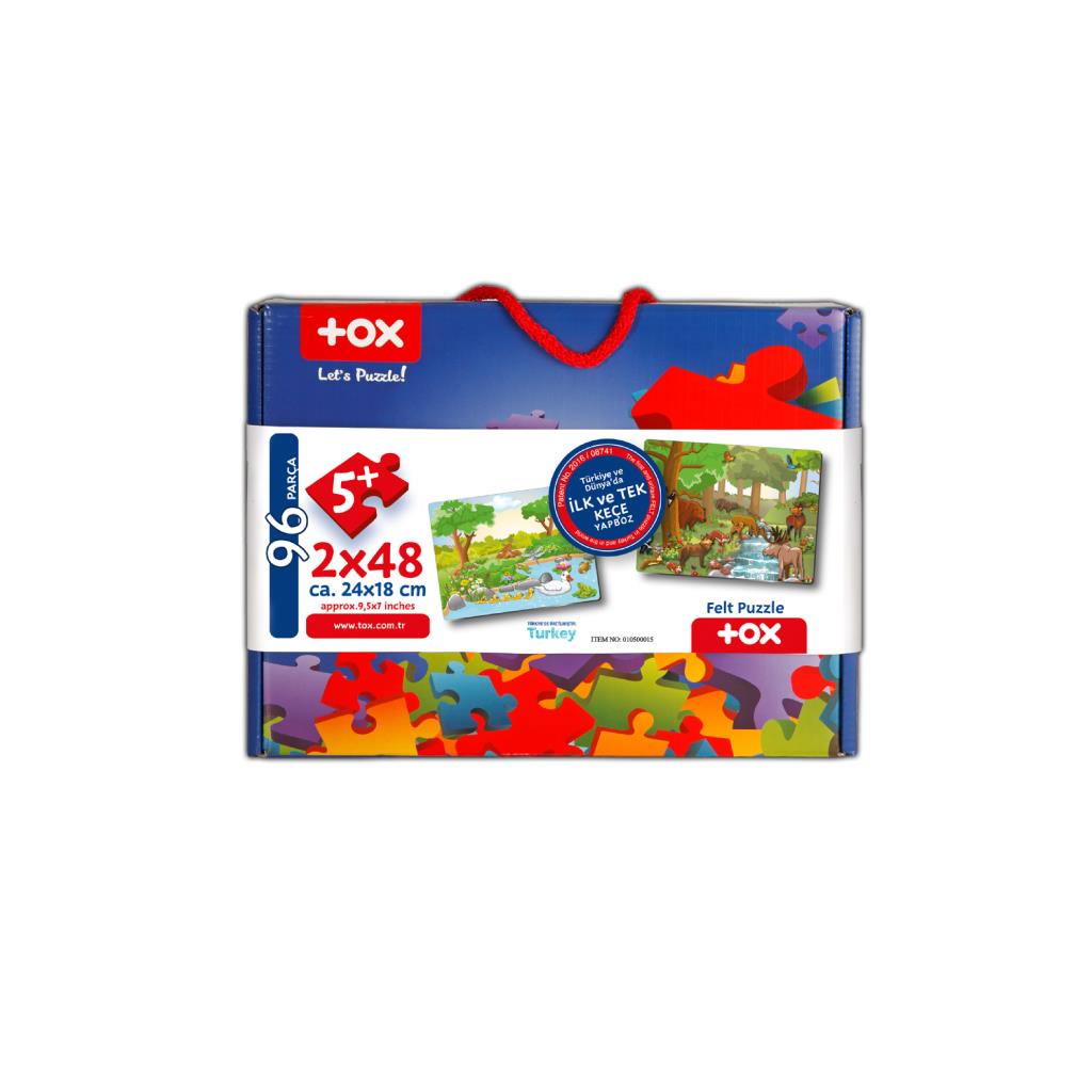 Forest 5+ Felt Jigsaw Puzzle - 5 Year Old Puzzle