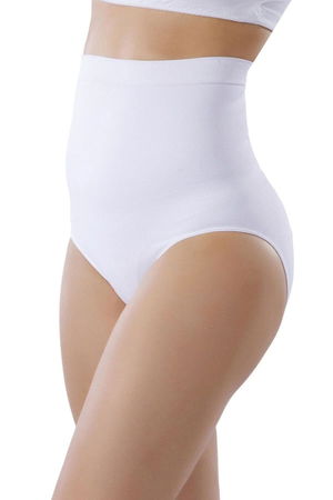 High Waist Women's Slip Corset 13003 - White