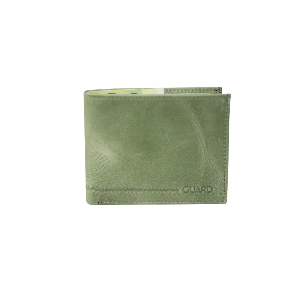 Green Tiguan Crazy Leather Men's Wallet