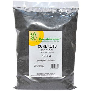 Black Cumin Seed Natural Ground 1000 Gr Package