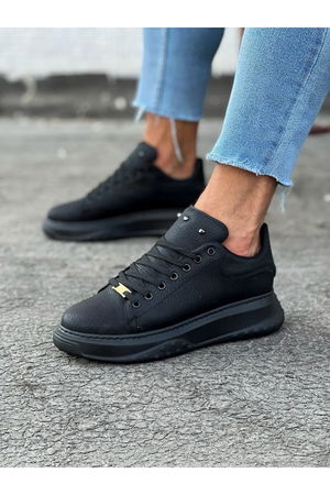 5 Charcoal Men's High Sole Shoes