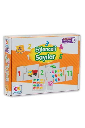 Educational Play Set Fun Numbers 40 Pieces