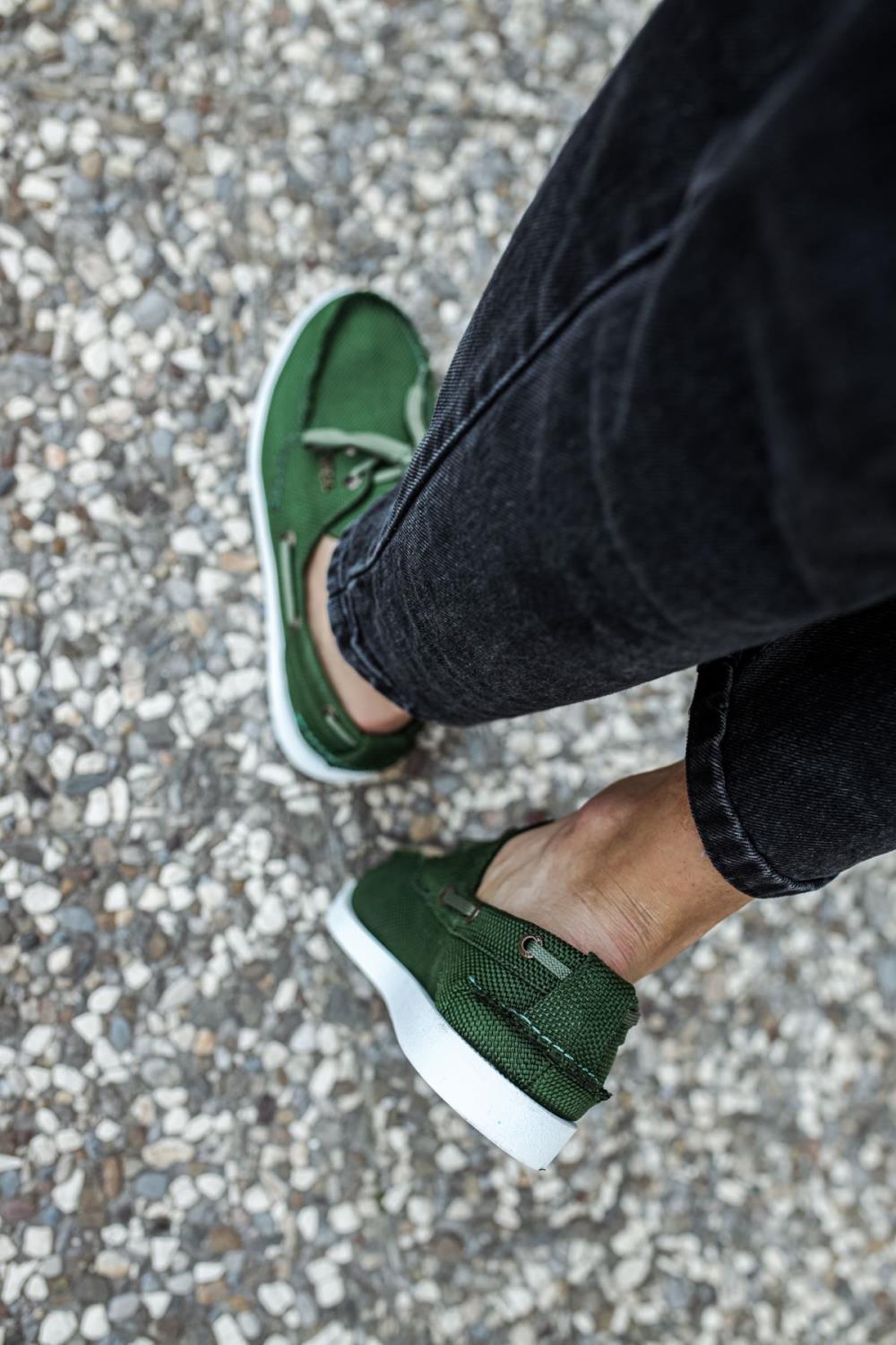 Seasonal Linen Shoes Green