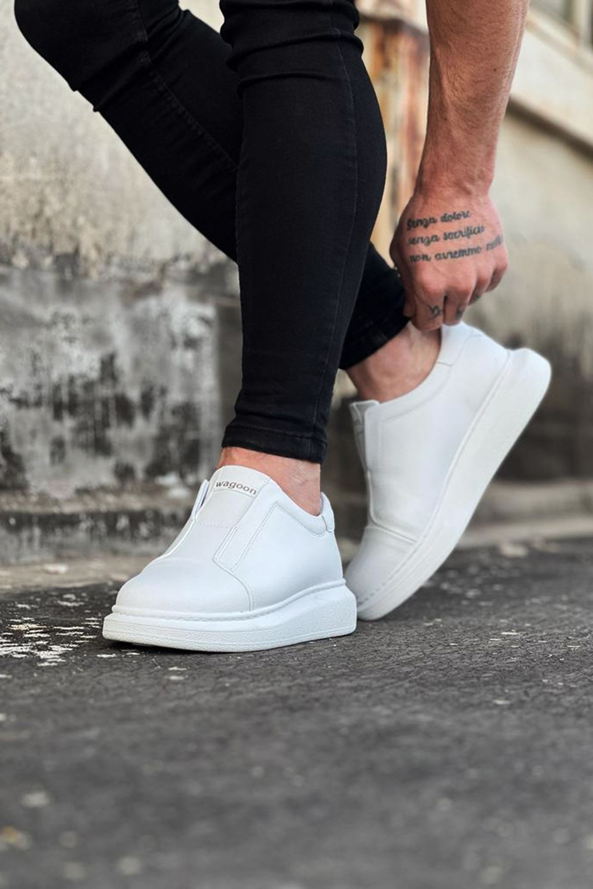 White Casual Men's Shoes