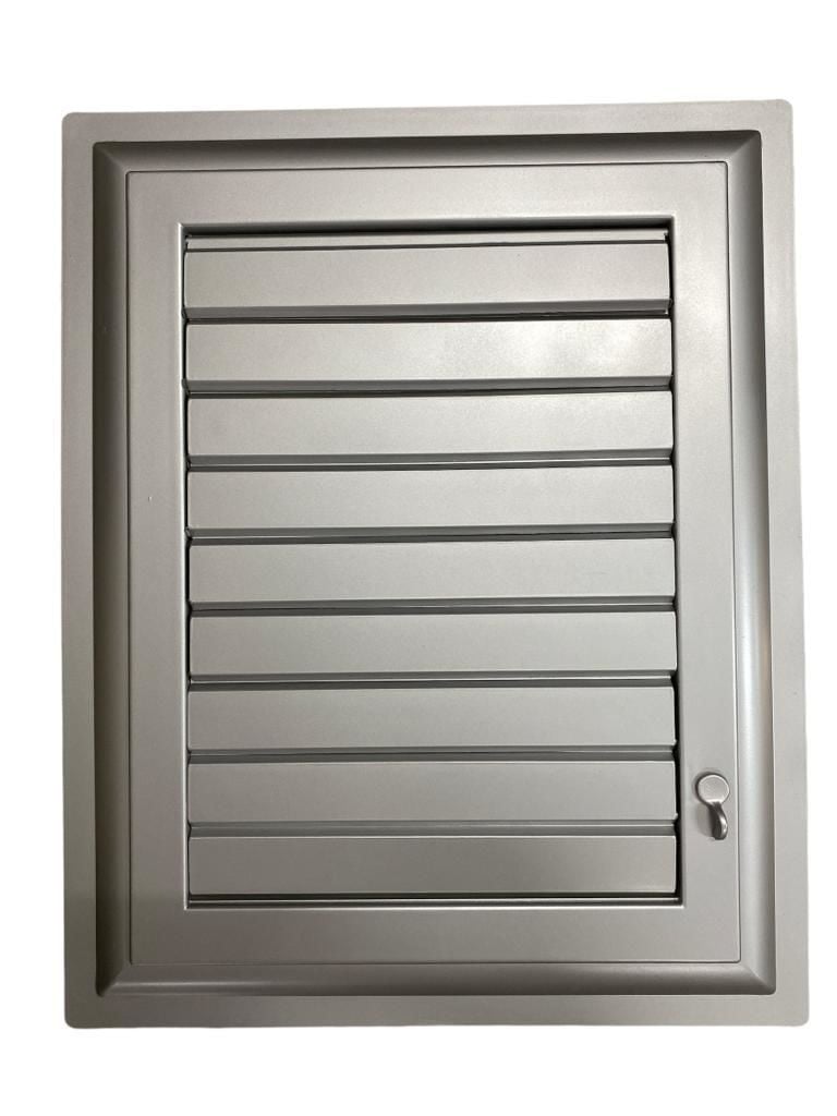 Plastic Grille 40X50 Silver Bathroom WC Ventilation