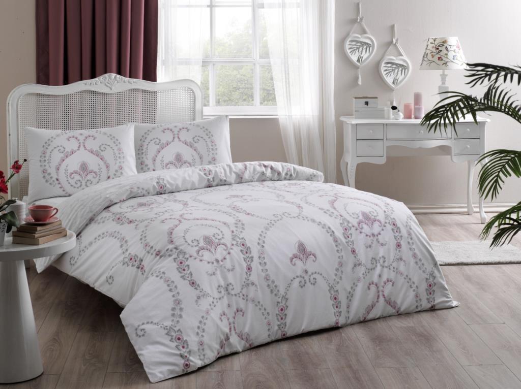 Ranforce Single Duvet Cover Set Astra Pink