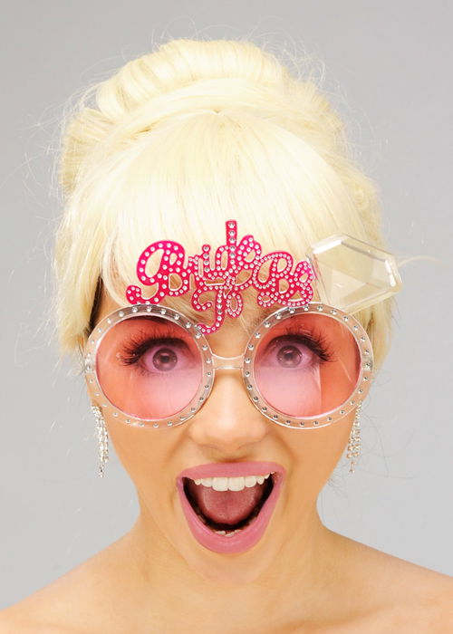 Bride To Be Bachelorette Party Goggles Pink Color