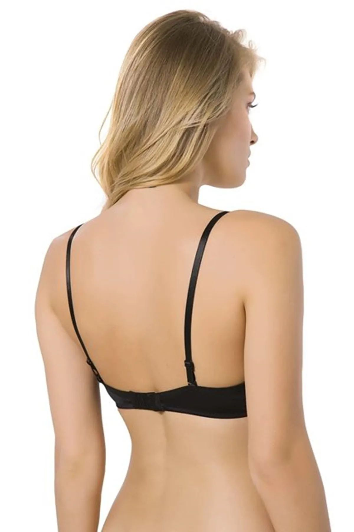 Women's Black Unpadded Basic Bra 2150