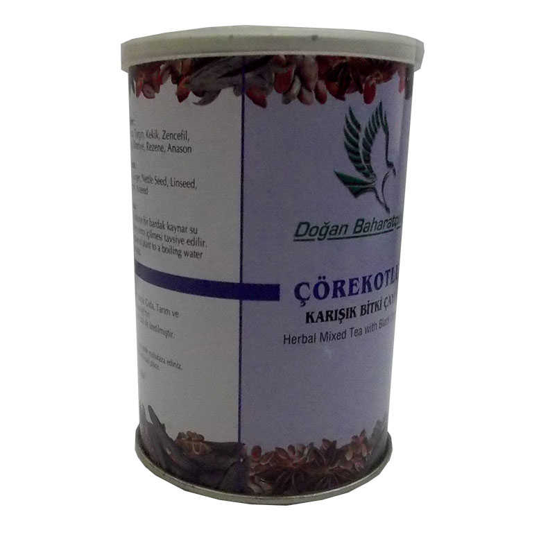 Black Cumin Mixed Herbal Tea 100 Gr Tin Box