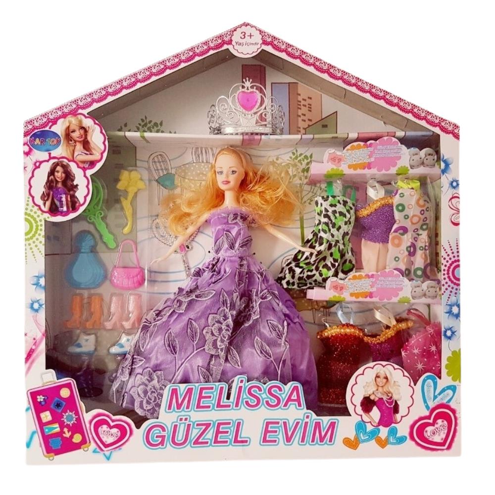 Melissa Doll With Spare Dress And Accessories