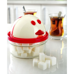 Duck Figured Glass Sugar Bowl 420 Ml