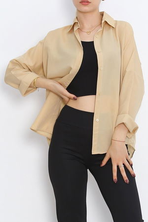 Shaggy Shirt Lightbeige