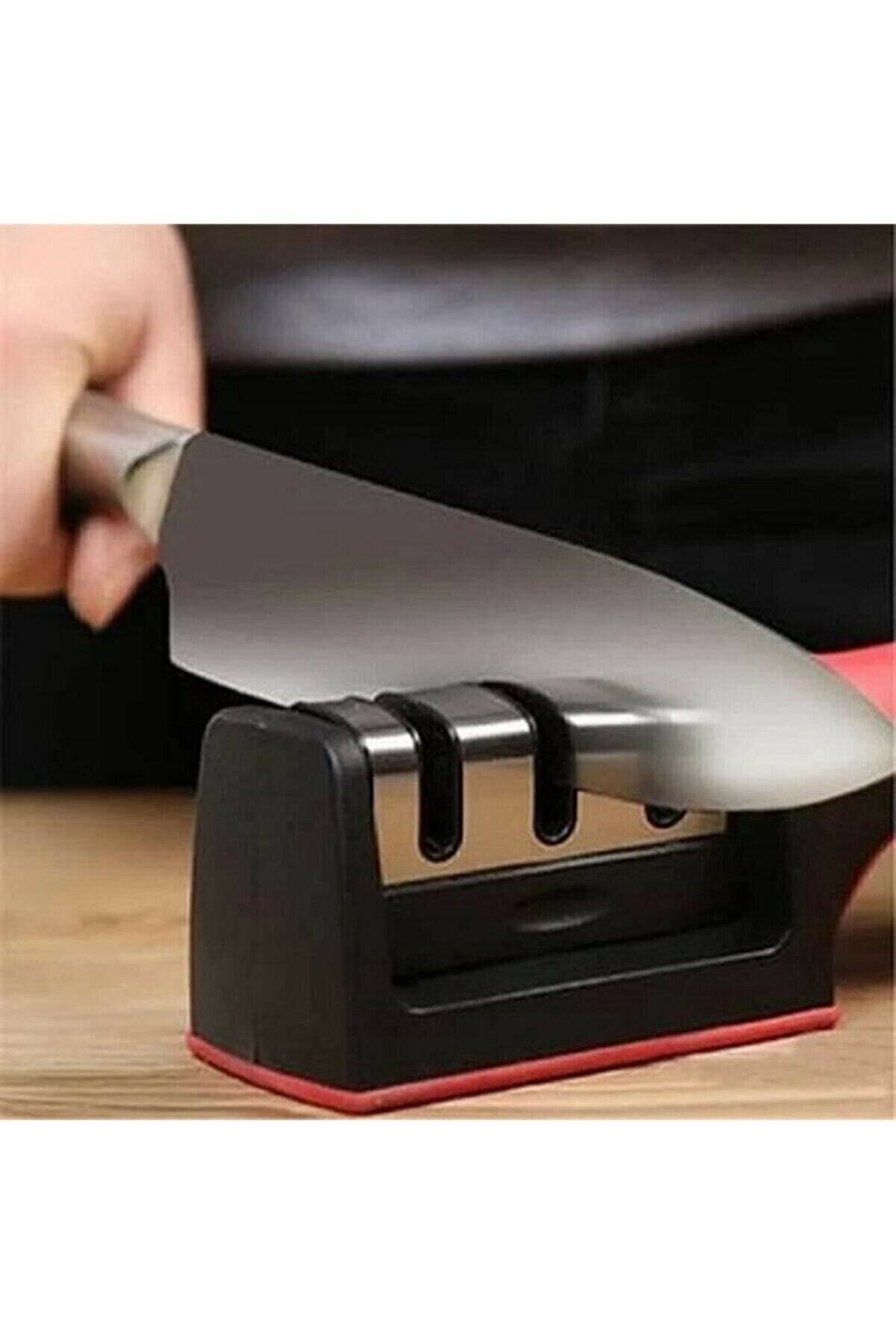 3 Stage Knife Scissors Sharpener Sharpening Tool