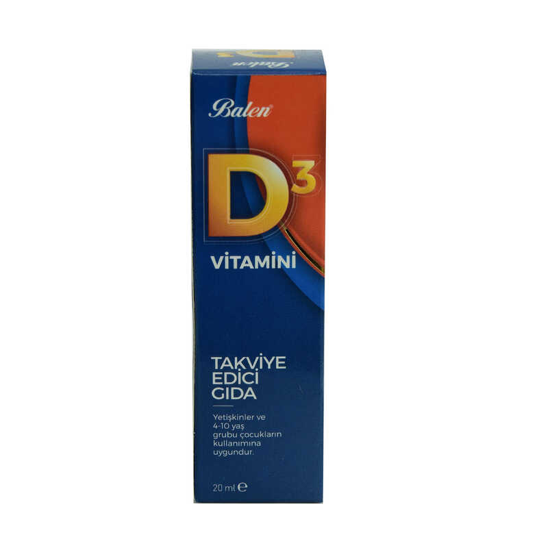 Vitamin D3 Food Supplement 20 ML