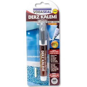 Vodaseal Double Ended Water Based Odorless Permanent Grout Pencil Gray