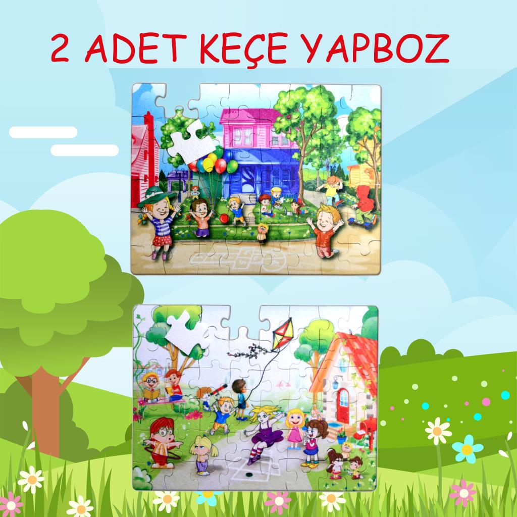 Playground 5+ Felt Jigsaw Puzzle - 5 Years Puzzle