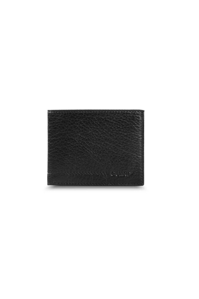 Classic Black Men's Wallet with Single Pistil