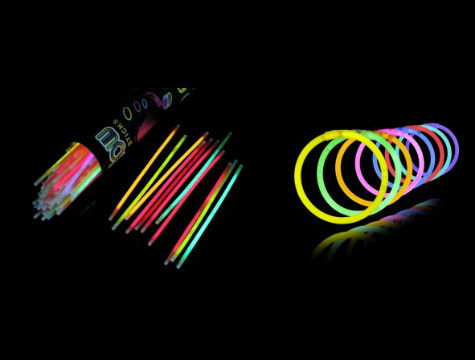 10Pcs Glow Stick Bracelet Phosphorescent Breakable Stick Wristband