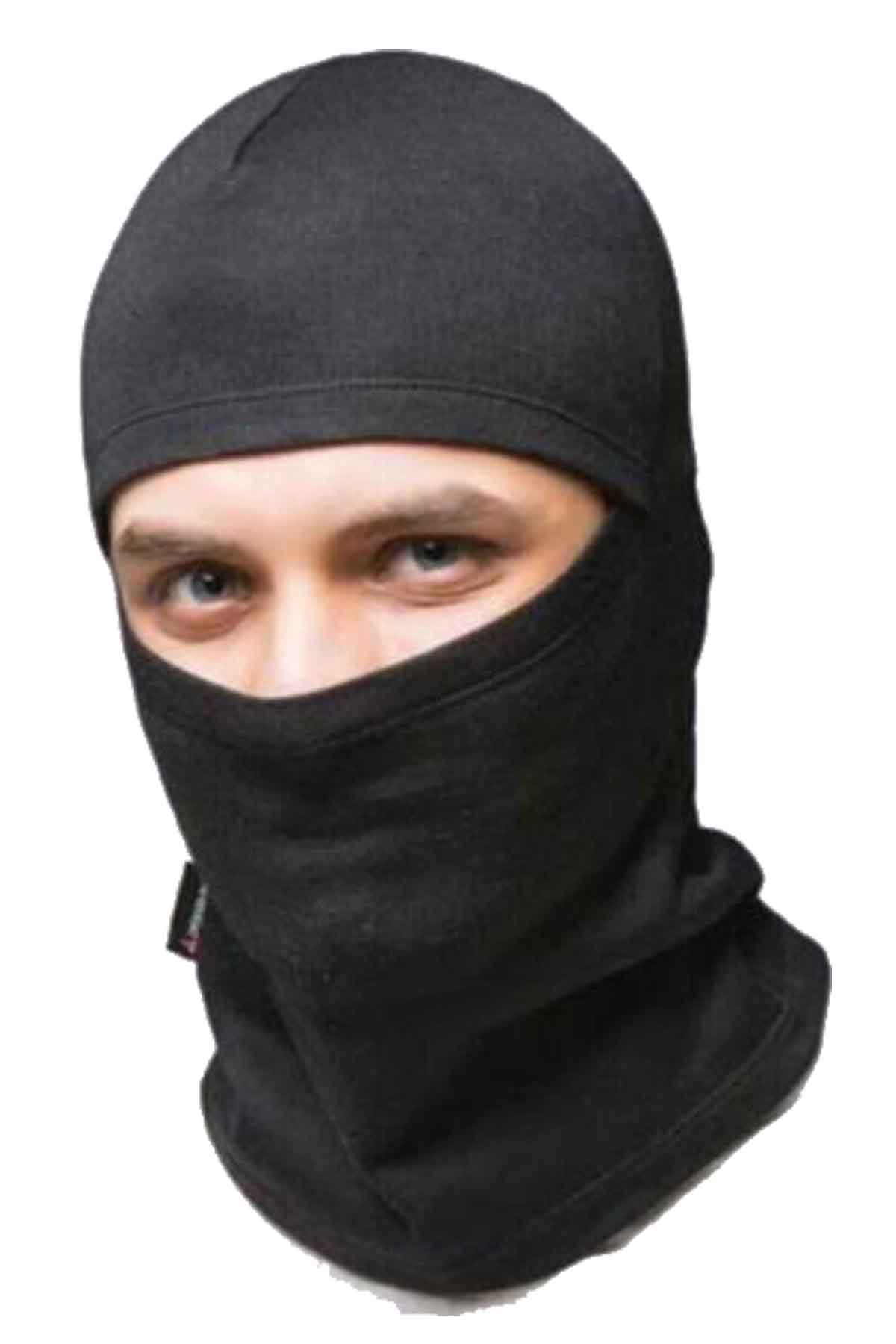 Dfn Fleece Functional Thermal Beanie Balaclava Black